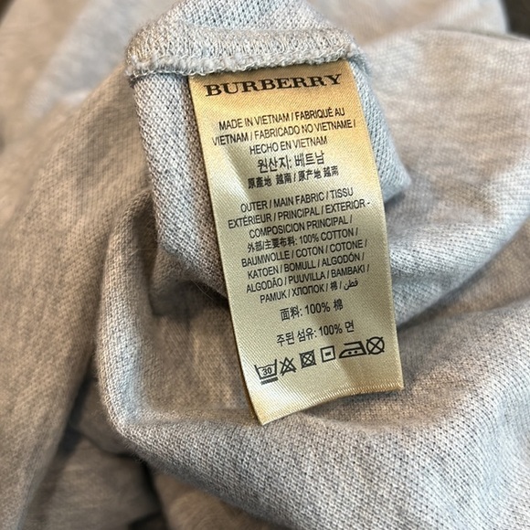 Burberry Brit Gray Polo Shirt Size S - Picture 8 of 8